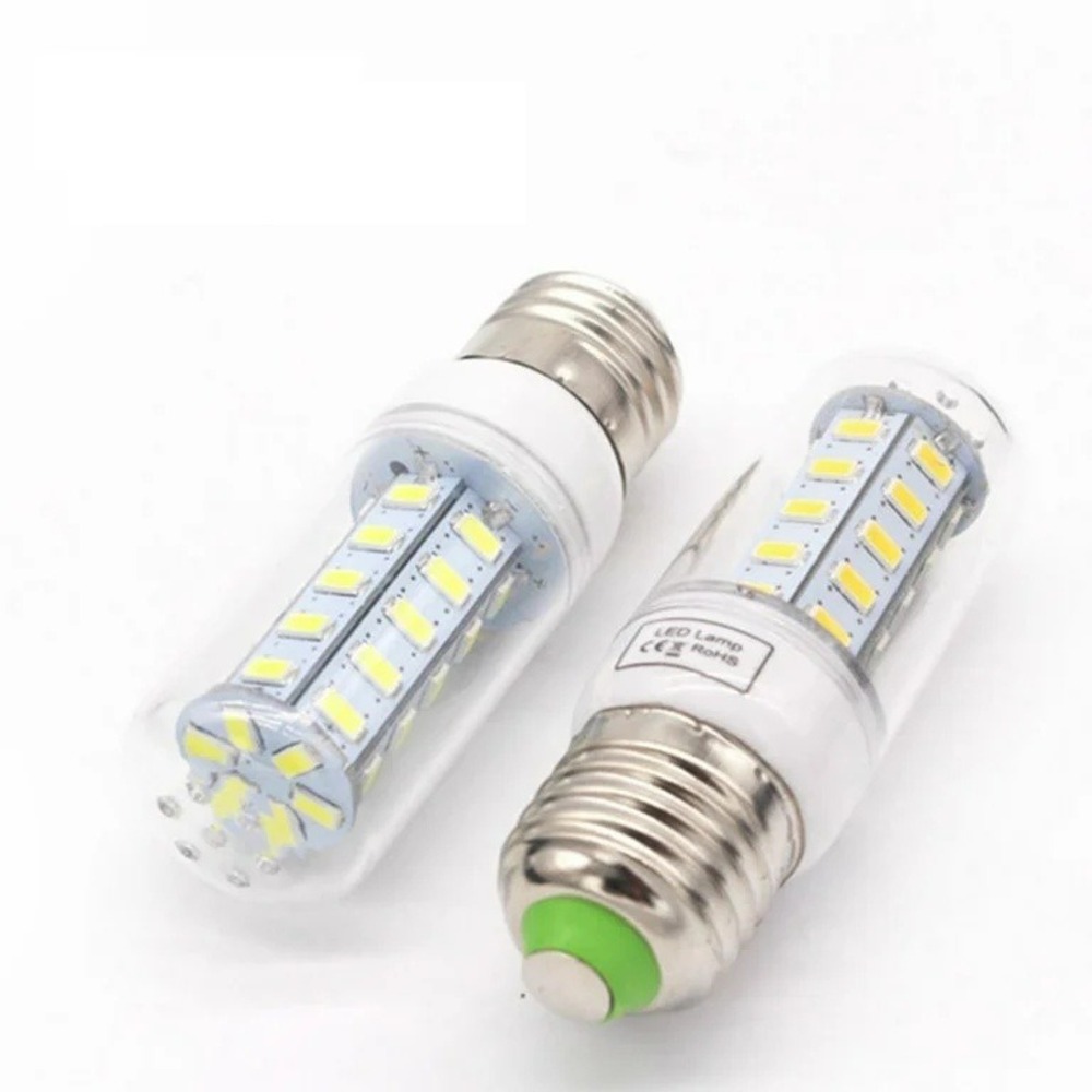 Set of 2 E27 LED Corn Bulb 36 SMD 5730 White‎ Light Lamp AC 110V